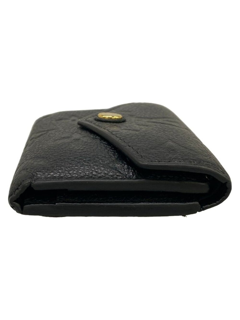 Louis Vuitton Trifold Wallet Monogram Empreinte Portefeuille Zoe Noir Leather - Picture 8 of 11